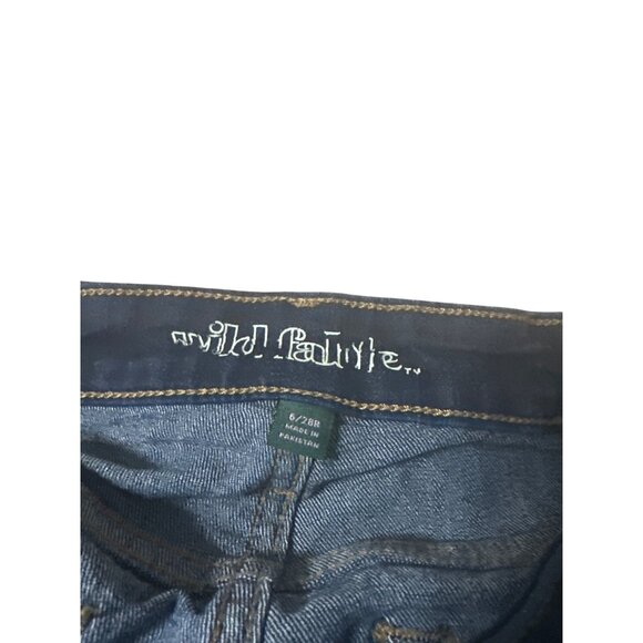 Wild Fable Size 6/28R Casual Denim Short Shorts Pockets Blue - Picture 4 of 6